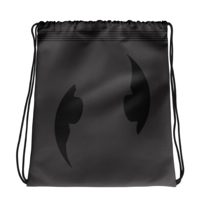 Drawstring bag Violin circle black