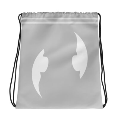 Drawstring bag Violin circle white