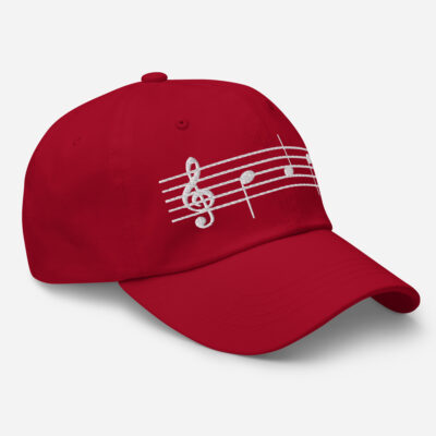 Dad hat BAD white G clef - Image 5