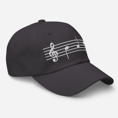 Dad hat BAD white G clef - Image 7