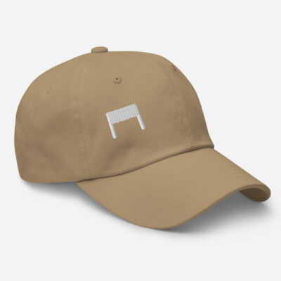 Dad hat Down bow white