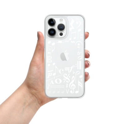 Clear Case for iPhone® white (13ProMax/ 14ProMax/ 15ProMax/ 16ProMax) - Image 3