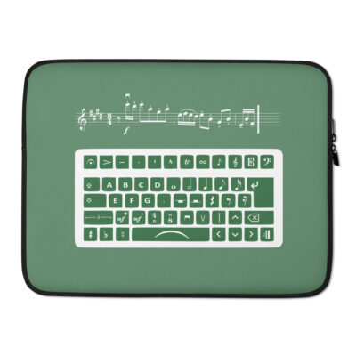 Laptop Sleeve green - Image 2
