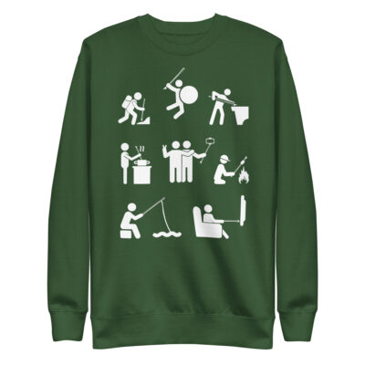 Unisex Premium Sweatshirt Bow applications - Image 5